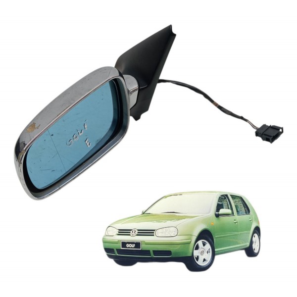 Retrovisor Esquerdo Volkswagen Golf 2.0 2001 2002 Detalhe
