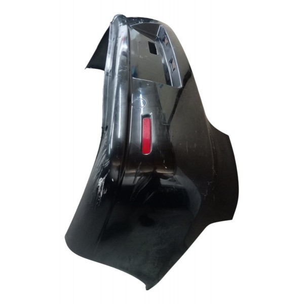 Parachoque Traseiro Fiat Siena 1.0 Preto 2008 2009 Detalhe