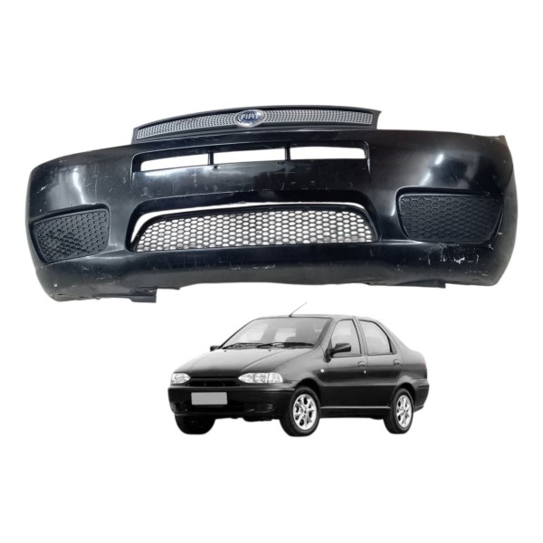 Parachoque Dianteiro Fiat Siena 1.0 2008 2009 2010 Detalhe