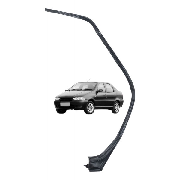 Borracha Friso Pingadeira Direita Fiat Siena 2009 2010