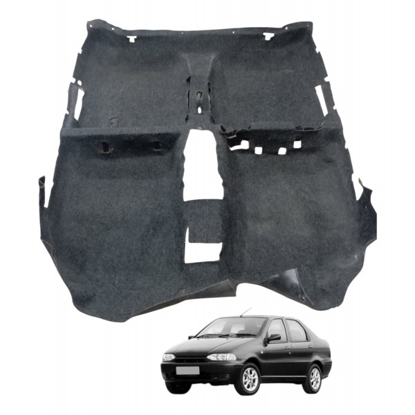 Assoalho Carpete Fiat Siena 1.0 2008 2009 2010 2011 Detalhe