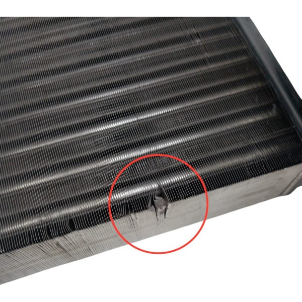 Radiador Ar Quente Volkswagen Golf 2001 2002 2003 Detalhe