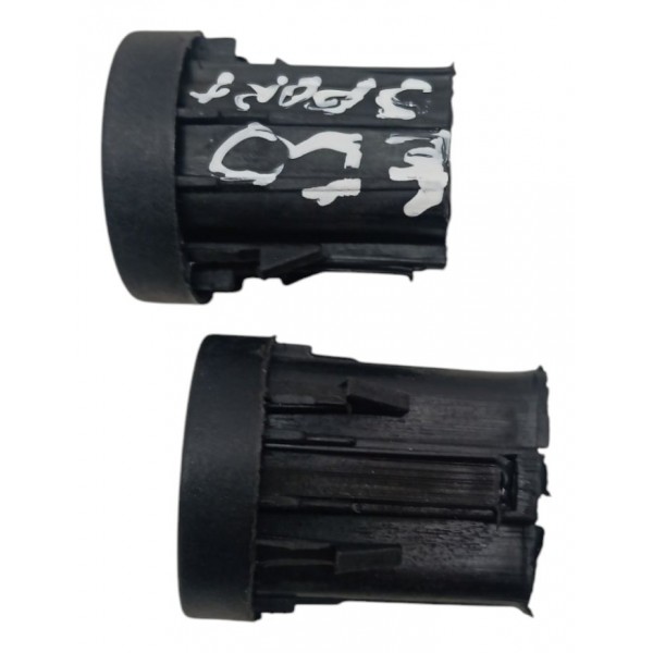 Par Botão Falso Painel Ford Ecosport 2008 2009