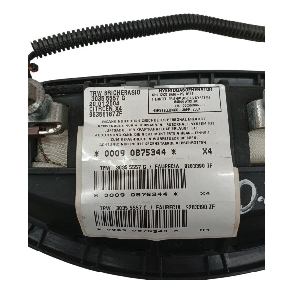 Airbag Dianteiro Direito Citroen Picasso 2003 2004 2005