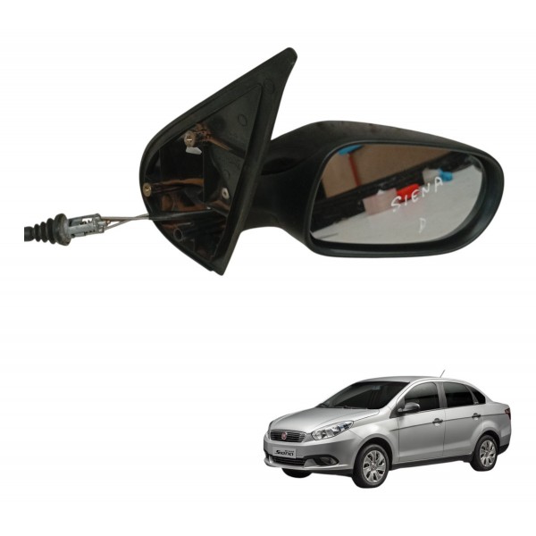 Retrovisor Direito Fiat Siena 1.0 2007 2008 2009 2010 2011