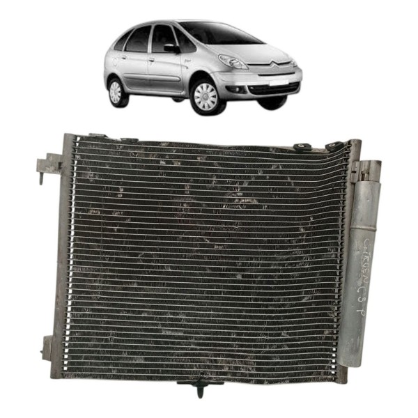 Condensador Ar Condicionado Citroen C3 Picasso 2012 Detalhe