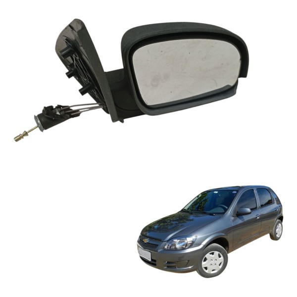 Retrovisor Manual Direito Chevrolet Celta 9332569 Detalhe