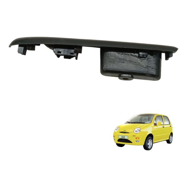 Moldura Porta  Puxador Botão Vidro Chery Qq 1.0 2014 2015