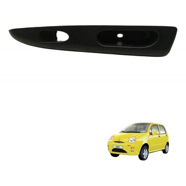 Moldura Porta  Puxador Botão Vidro Chery Qq 1.0 2014 2015