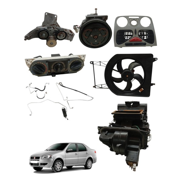Kit Ar Condicionado Fiat Siena Palio 1.0 2007 2008 2009 2010