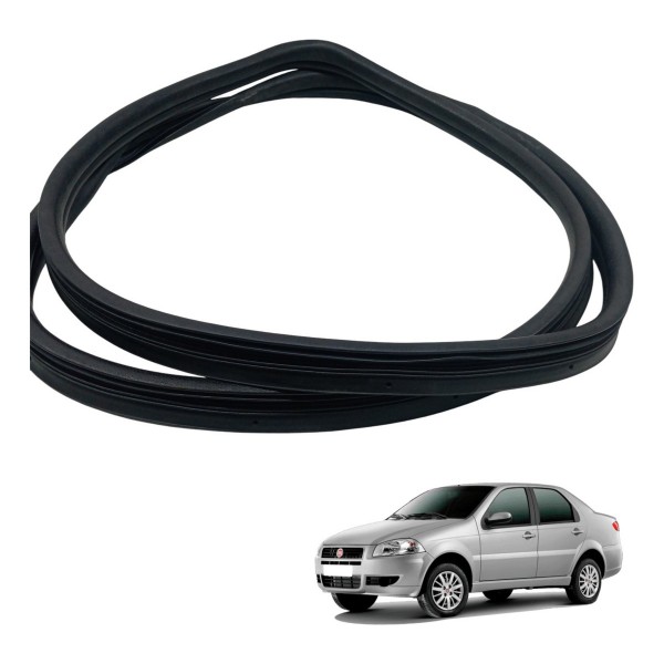 Borracha Vedação Dianteira Esquerda Fiat Siena 1.0 2008 2009