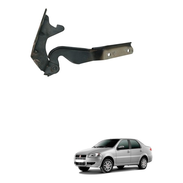 Dobradiça Direita Capo Fiat Siena Palio 1.0 2008 2009 2010
