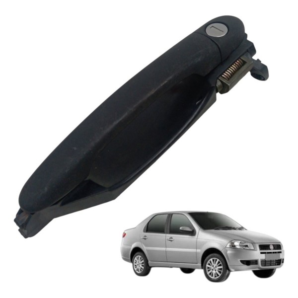 Maçaneta Externa Dianteira Direita Fiat Siena 1.0 2008 2009 Dianteira