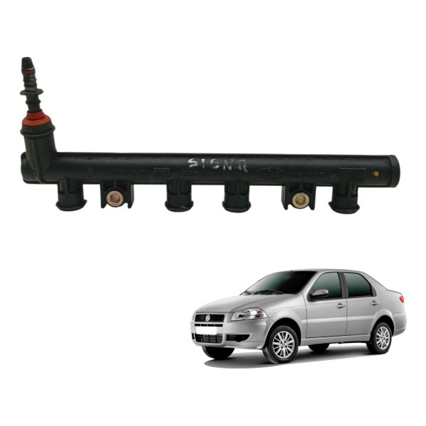 Flauta Bicos Injetores Fiat Siena Palio 1.0 2007 2008 2009