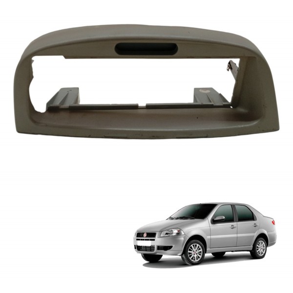 Moldura Painel Radio Fiat Siena Palio Strada 1.0 2008 2009