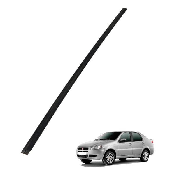 Canaleta Porta Traseira Esquerda Fiat Siena 2008 2009 2010