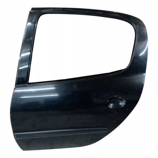 Porta Traseira Esquerda Peugeot 206 4p 2005 2006 Detalhe Traseira Esquerdo