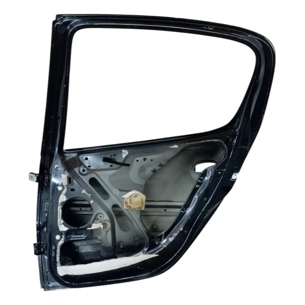 Porta Traseira Direita Peugeot 206 4p 2005 2006 Detalhe Traseira Direito Preto