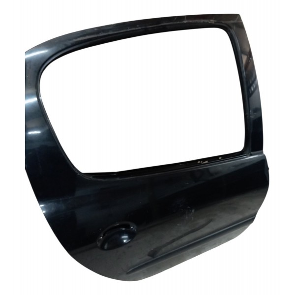 Porta Traseira Direita Peugeot 206 4p 2005 2006 Detalhe Traseira Direito Preto