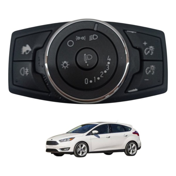 Comando Botão Luz Farol Ford Focus 2.0 2015 2016 2017