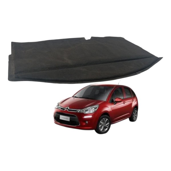 Tampão Carpe Porta Malas Bagagito Citroen C3 2015 2016 2017