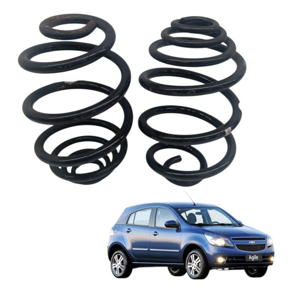 Par Molas Traseiras Chevrolet Chevrolet Agile 2011 2012 2013