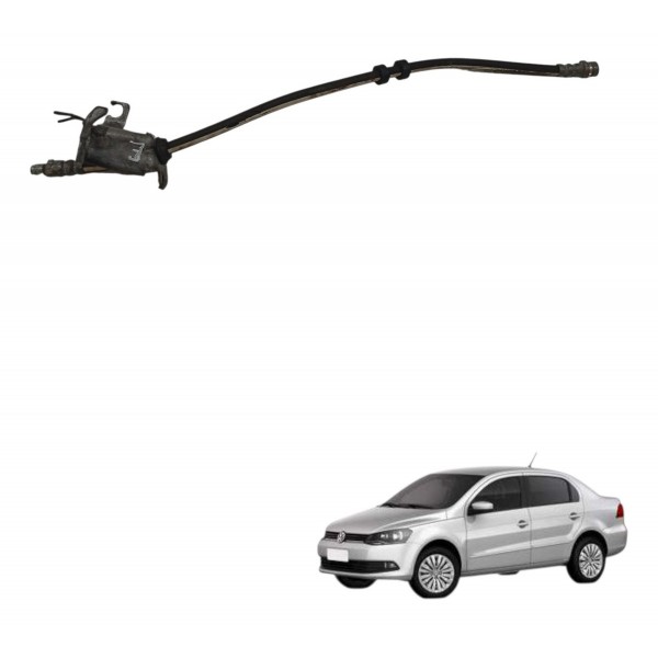 Flexivel Freio Dianteiro Esquerdo Volkwagen Voyage 2014 2015