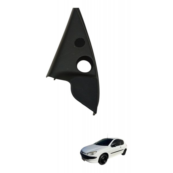 Moldura Interna Retrovisor Esquerdo Peugeot 206 2005 2006