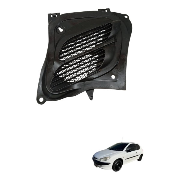Grade Entrada Ar Capô Peugeot 206 2005 2006 2007 2008 2009