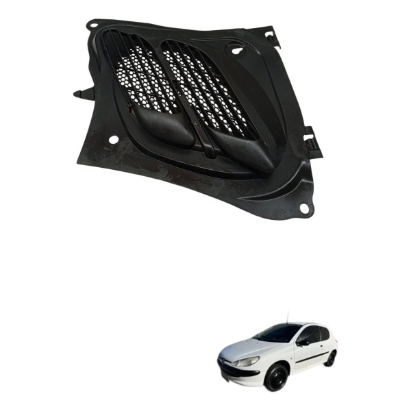 Grade Entrada Ar Capô Peugeot 206 2005 2006 2007 2008 2009