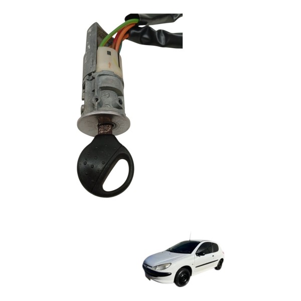 Cilindro Miolo Chave Ignição Peugeot 206 2004 2005 2006 2007