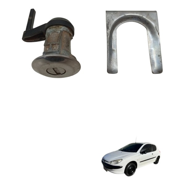 Cilindro Miolo Porta Dianteira Direita Peugeot 206 2004 2005