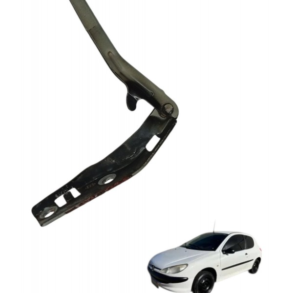 Dobradiça Esquerda Capo Peugeot 206 1.4 2005 2006 2007 2008