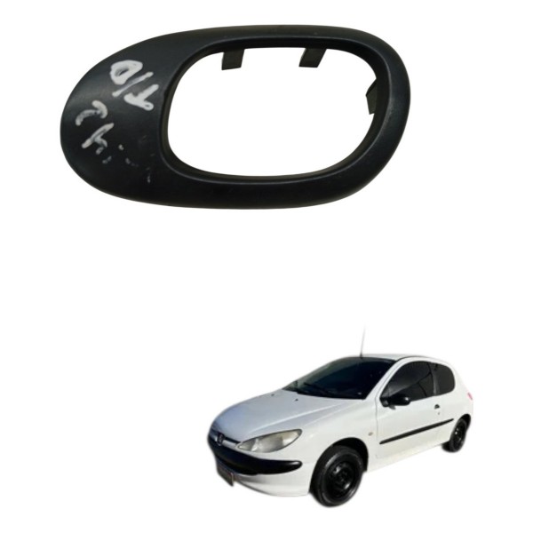 Moldura Maçaneta Interna Traseira Direita Peugeot 206 2005