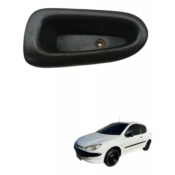 Puxador Porta Dianteiro Esquerdo Peugeot 206 2003 2004 2005