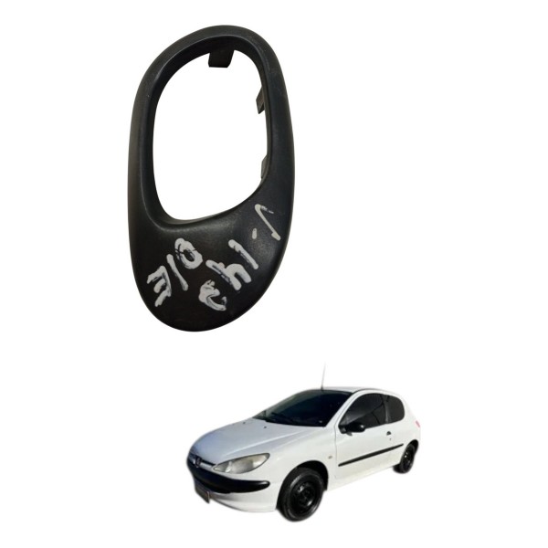Moldura Maçaneta Interna Dianteira Esquerda Peugeot 206 2005