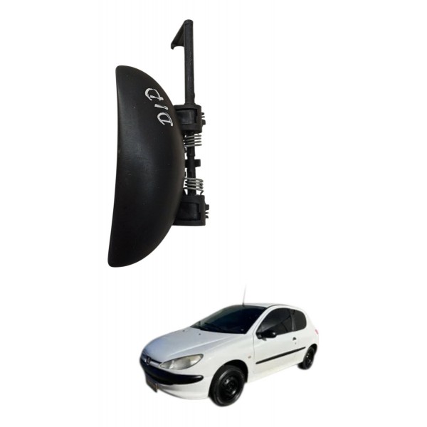 Maçaneta Externa Dianteira Direita Peugeot 206 207 2004 Dianteira