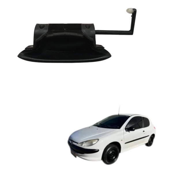 Maçaneta Externa Dianteira Direita Peugeot 206 207 2004 Dianteira