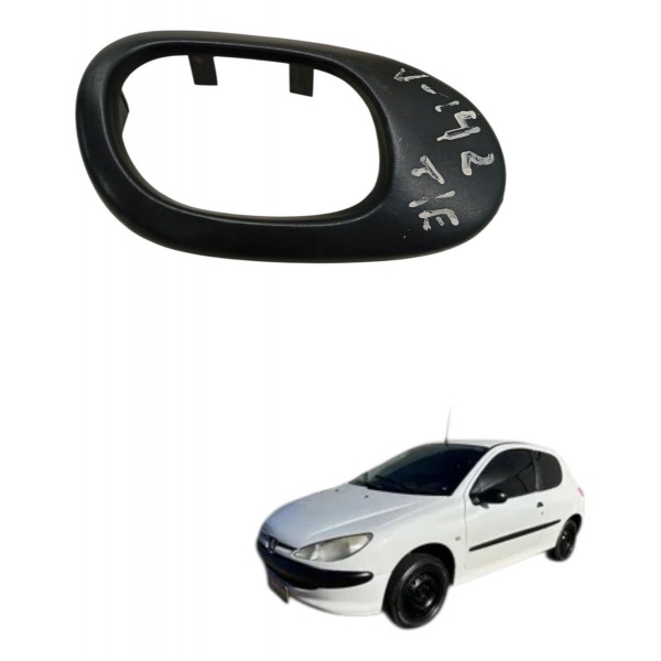 Moldura Maçaneta Interna Traseira Esquerda Peugeot 206 2005