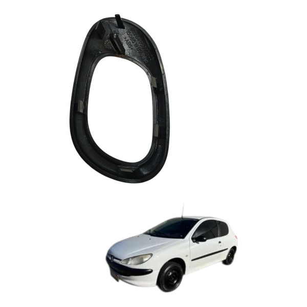 Moldura Maçaneta Interna Traseira Esquerda Peugeot 206 2005