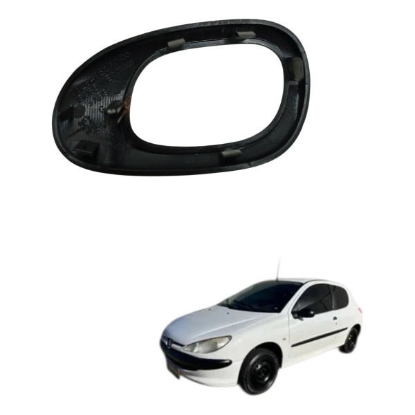 Moldura Maçaneta Interna Traseira Esquerda Peugeot 206 2005