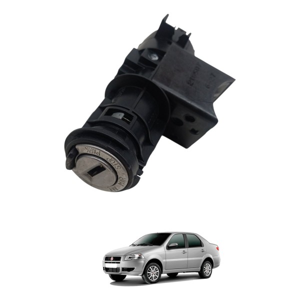 Cilindro Miolo Ignição Fiat Siena 1.0 2009 C/chave Quebrada