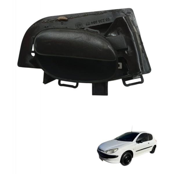 Maçaneta Interna Traseira Esquerda Peugeot 206 2004 2005