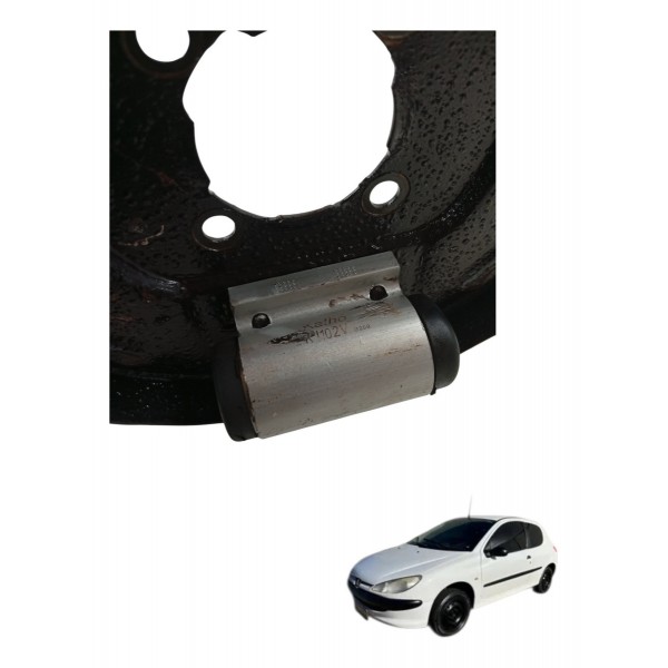 Sapata Espelho Freio Traseiro Direito Peugeot 206 2004 2005