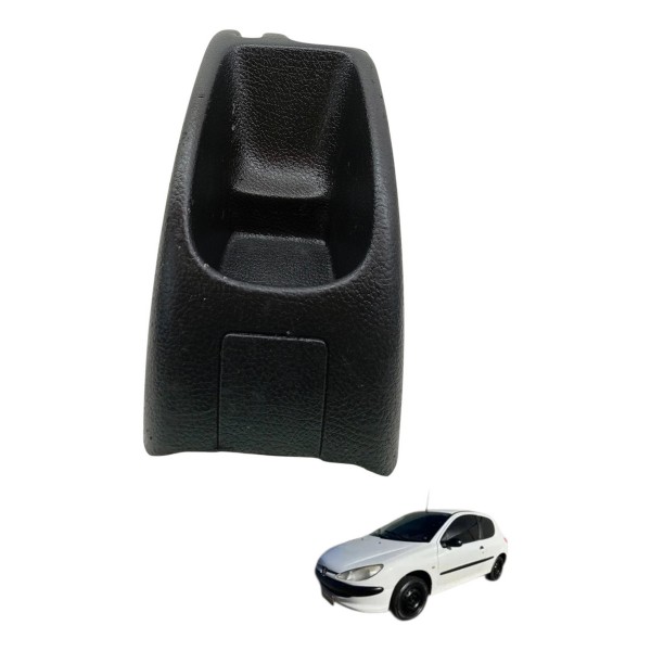 Console Central Freio Mão Peugeot 206 2004 2005 2006 2007