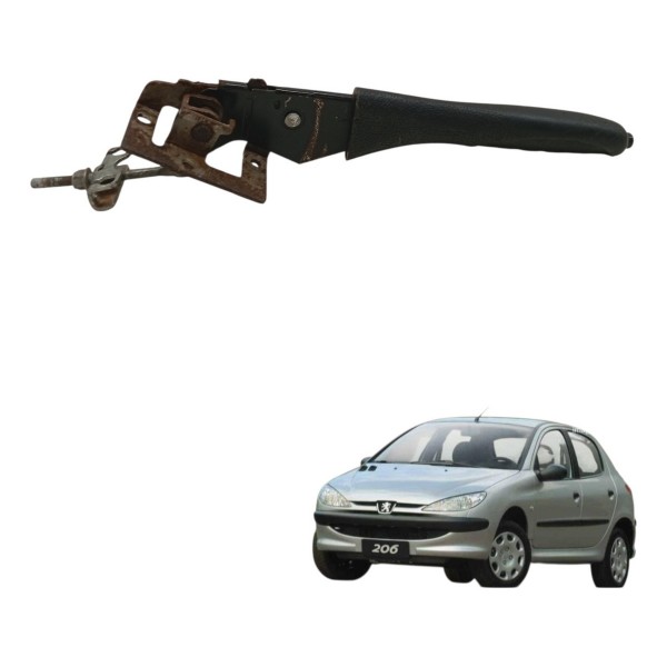 Alavanca Freio Mão Peugeot 206 1.4 2005 2006 2007 2008 2009