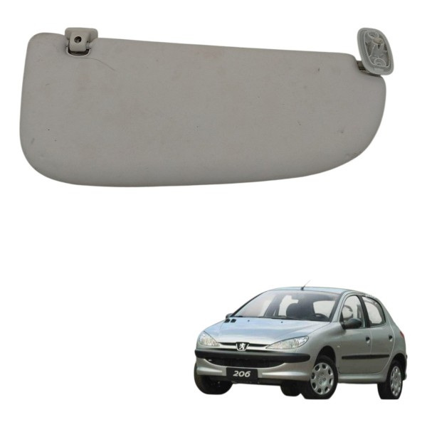 Quebra Sol Esquerdo C/espelho Peugeot 206 2004 2005 2006