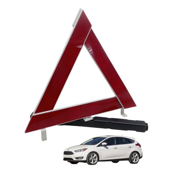 Triangulo Sinalização Segurança Ford Focus 2015detalhe