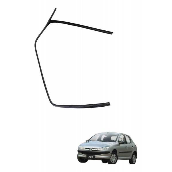 Guarnição Porta Traseira Esquerda Peugeot 206 2004 2005