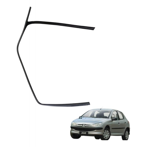 Guarnição Porta Traseira Esquerda Peugeot 206 2004 2005